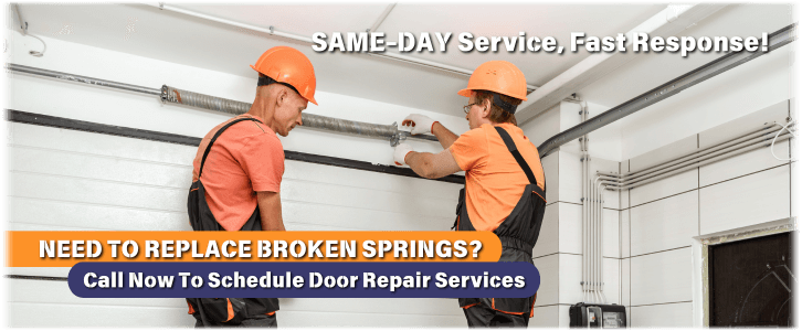 Broken Garage Door Spring Baton Rouge